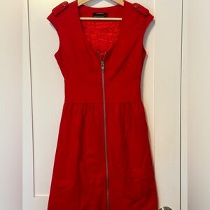 Club Monaco Red Wool Dress